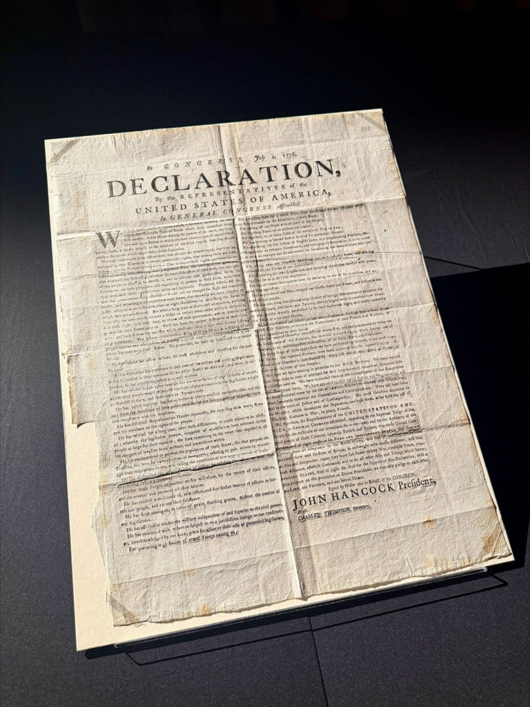 Rare copy of Declaration of Independence found by UK National Archives in papers of captured U.S. privateer ship