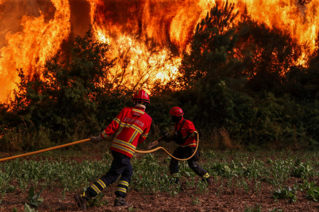 Wildfires rage in Portugal, Greece and Spain while Greek authorities warn of toxic smoke