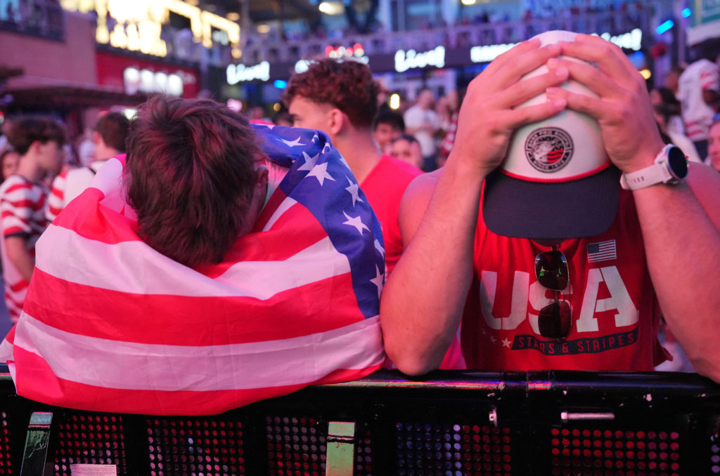 FIFA World Cup 2026 - Round of 16 - United States v Belgium - Fans gather in Kansas City