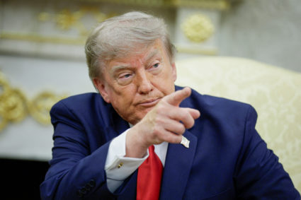 U.S. President Trump meets with Iraqi PM Ali al-Zaidi in Washington