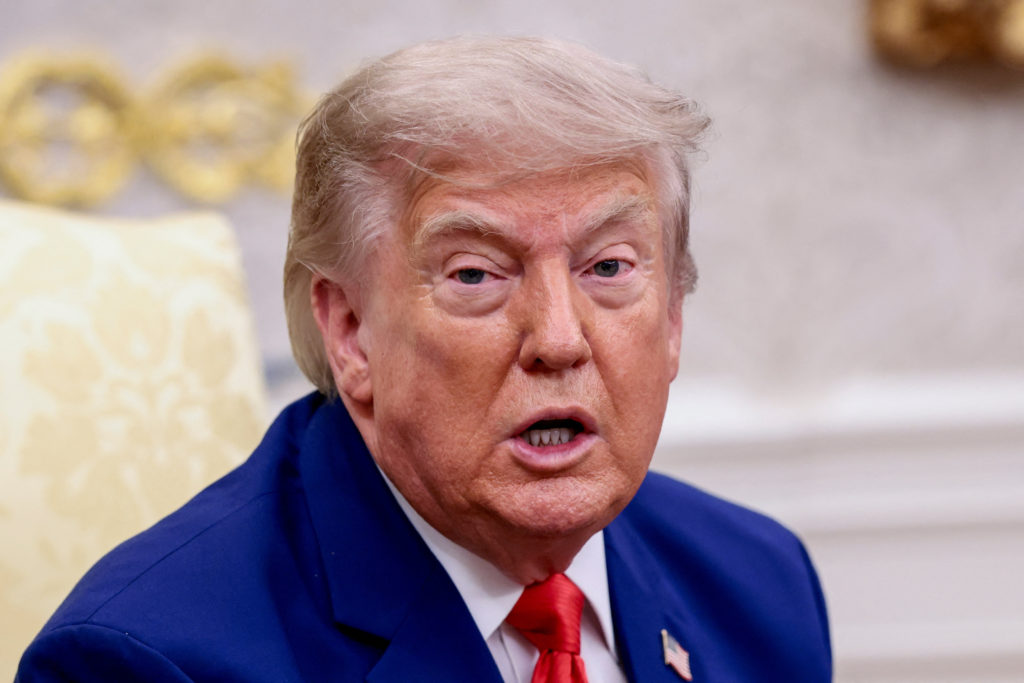 WATCH: Trump says U.S. will hit area of Iran's Pickaxe Mountain 'very heavily'