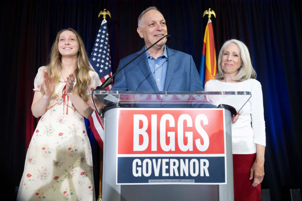 Andy Biggs wins Republican nomination to challenge Democrat Katie Hobbs for Arizona governor