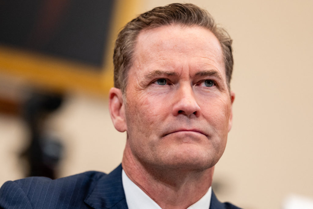 U.S. Ambassador to the United Nations Mike Waltz testifies on Capitol Hill