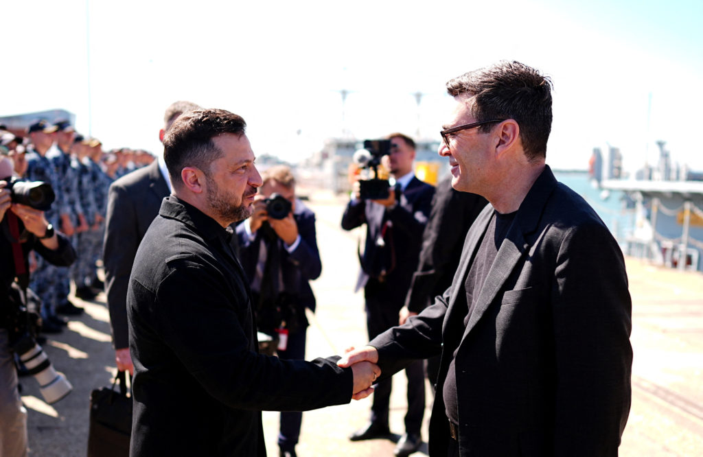 Zelenskyy visits Britain as Prime Minister Andy Burnham signals more support for Kyiv