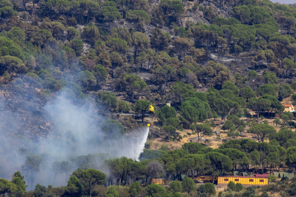 Wildfire in Avila province