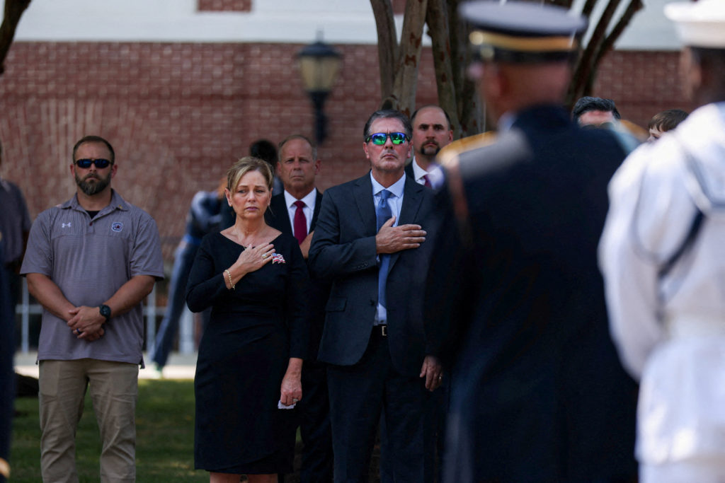 Tribute and memorial service for late U.S. Senator Lindsey Graham in South Carolina