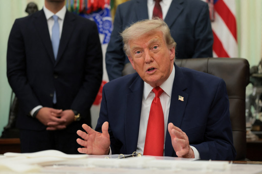 WATCH LIVE: Trump announces effort to train veterans as truckers amid immigrant driver crackdown
