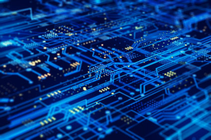 Futuristic Circuit Board