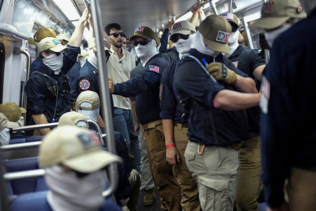 Metro rider recounts encounter with Patriot Front members in D.C.