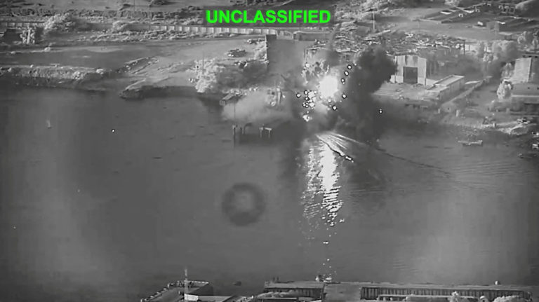U.S. uses sea drones in combat in Iran