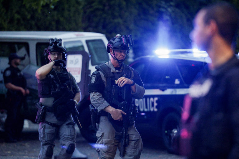Seattle Police respond to what they described as a shooting with "multiple" victims at Seattle Center, in Seattle
