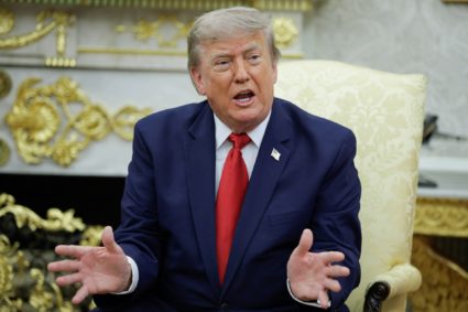 U.S. President Trump meets with Iraqi PM Ali al-Zaidi in Washington