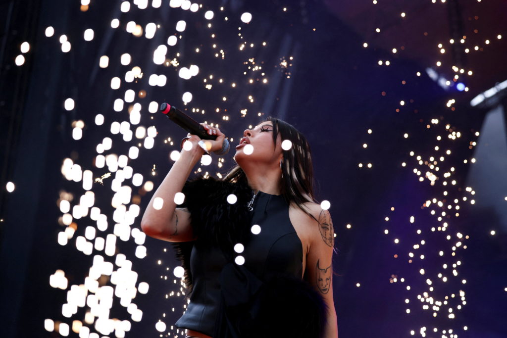 Eurovision winner Dara performs in Sofia