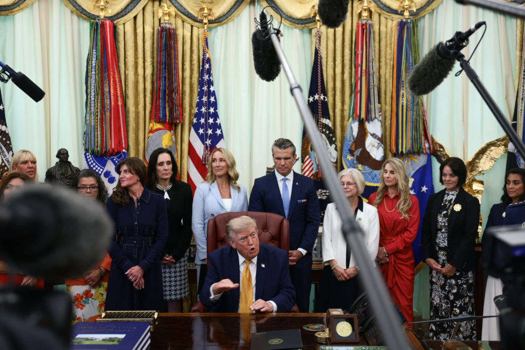 WATCH: Trump signs executive order forming Military Spouse Commission