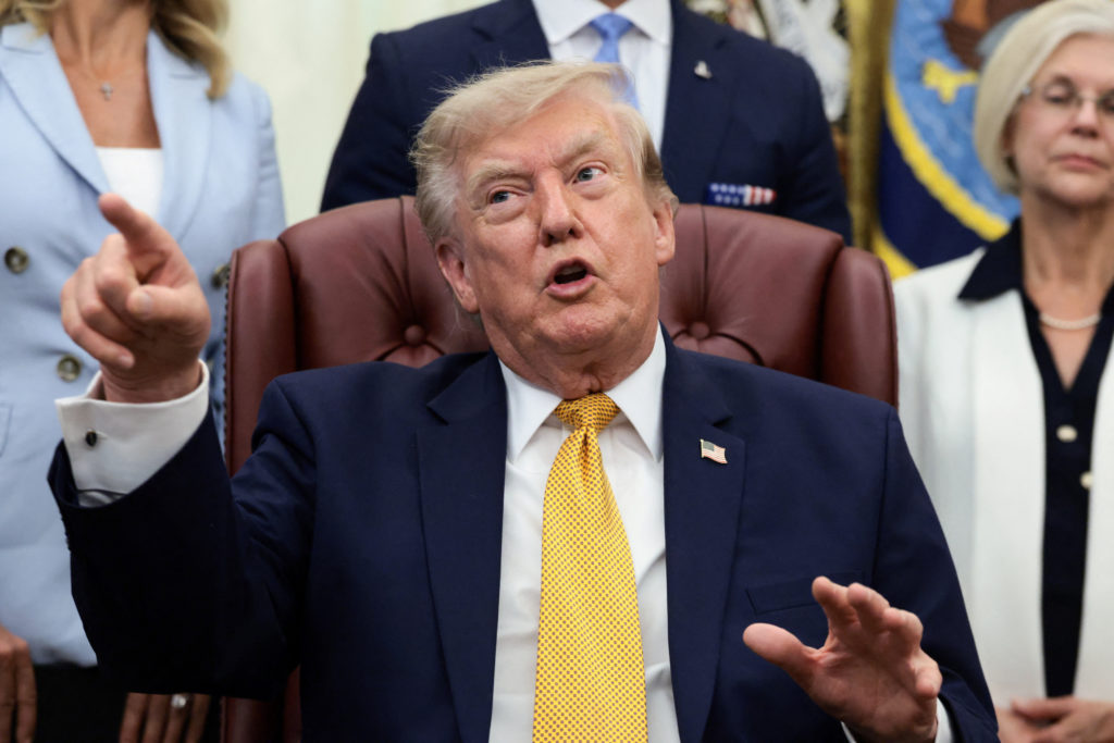 Trump bank accounts were closed due to concerns over possible money laundering, Capital One says