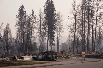 Wildfires burn in Washington state