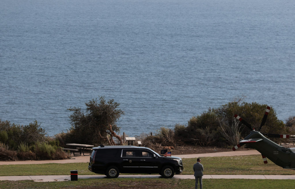 Man arrested at Trump's California golf course faces illegal weapons charges