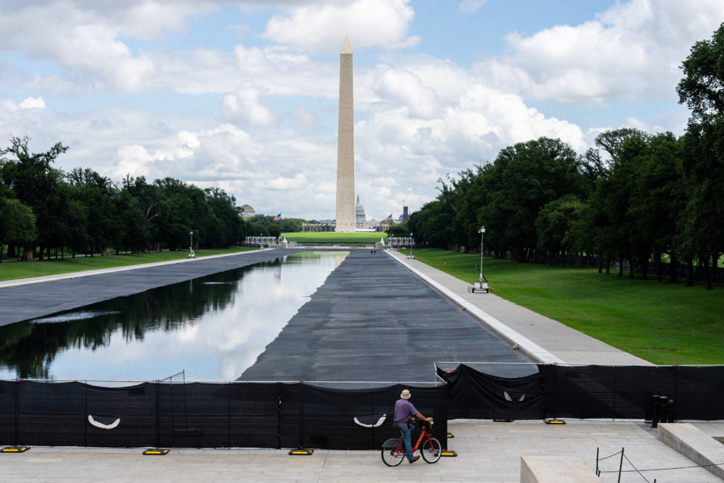 The Lincoln Memorial Reflecting Pool in Washington