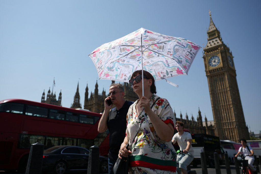 UK records hottest day of the year as western Europe swelters once again