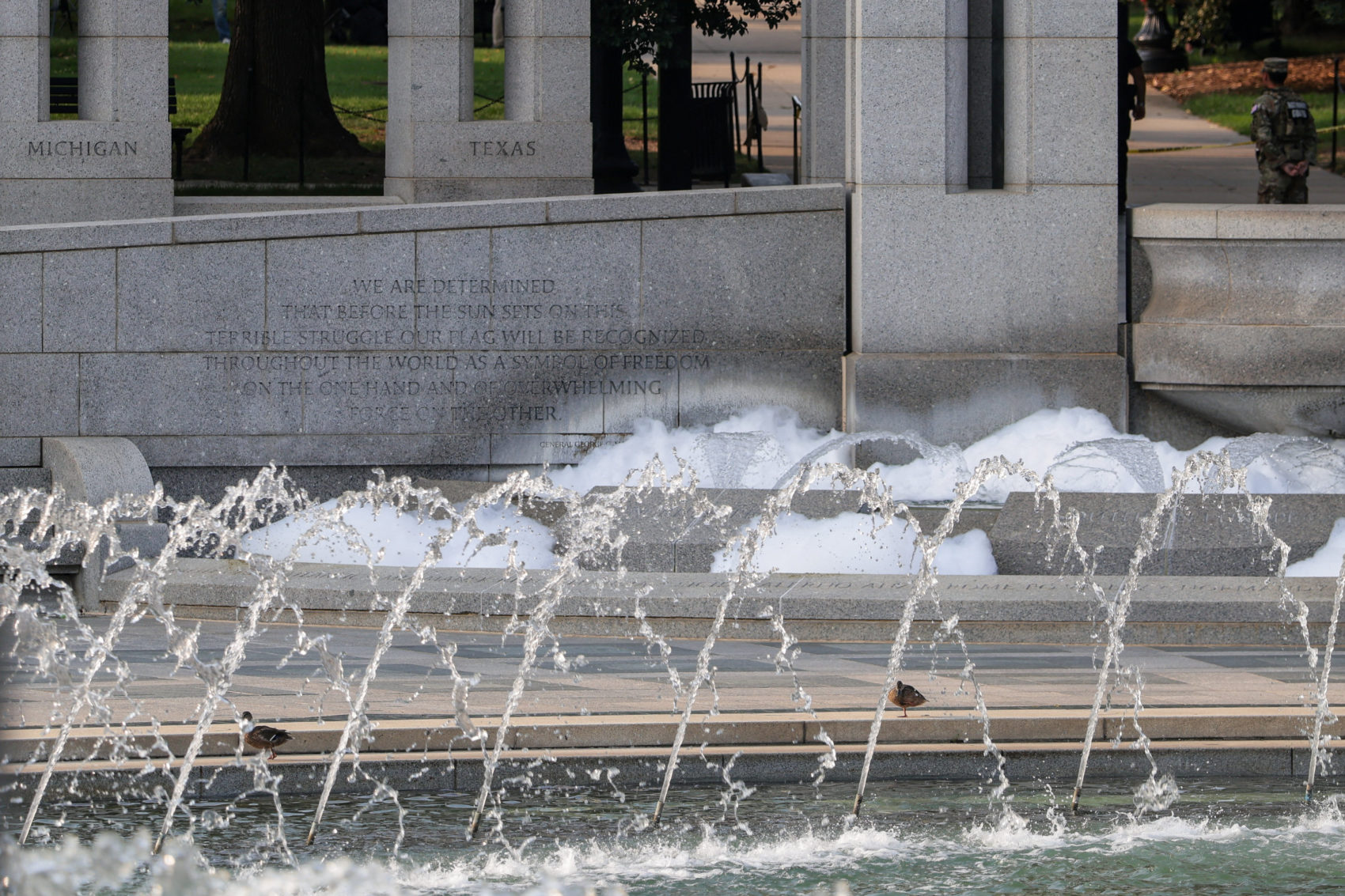 World War II Memorial reportedly vandalized in Washington