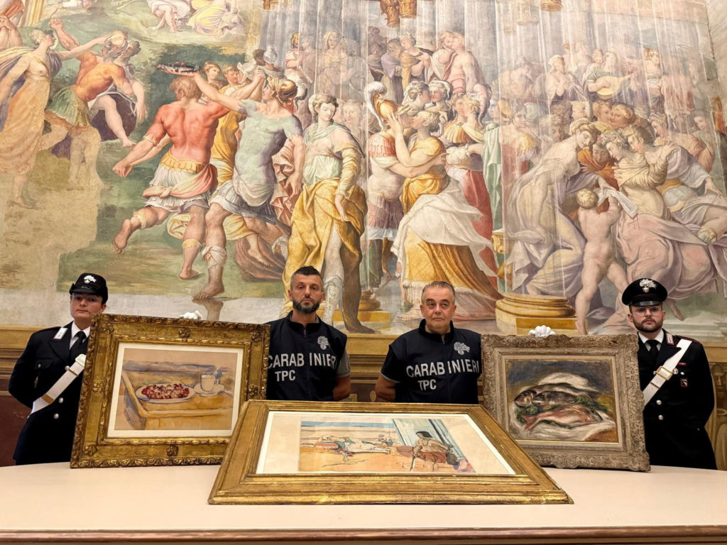 Italian police recover stolen Renoir, C&eacute;zanne and Matisse paintings worth millions