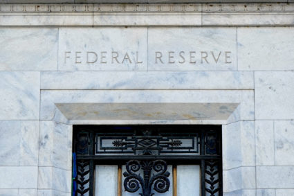 FILE PHOTO: The Federal Reserve Board building in Washington