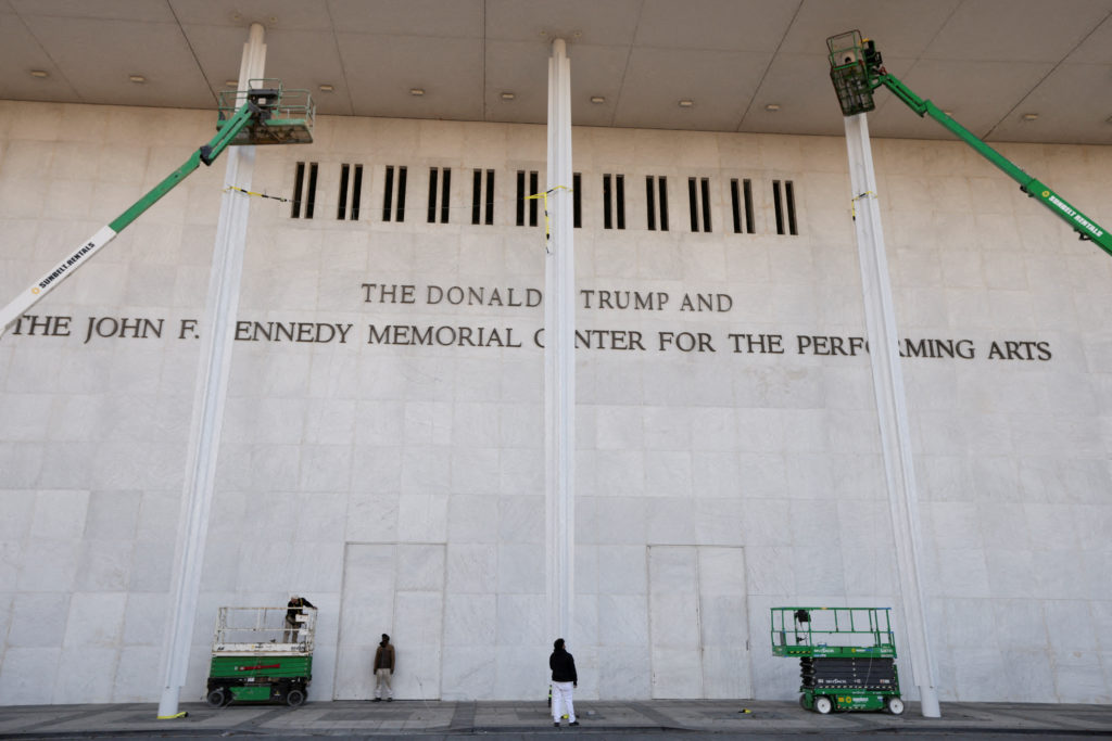 Judge questions why Kennedy Center is moving so quickly to return Trump's name to building