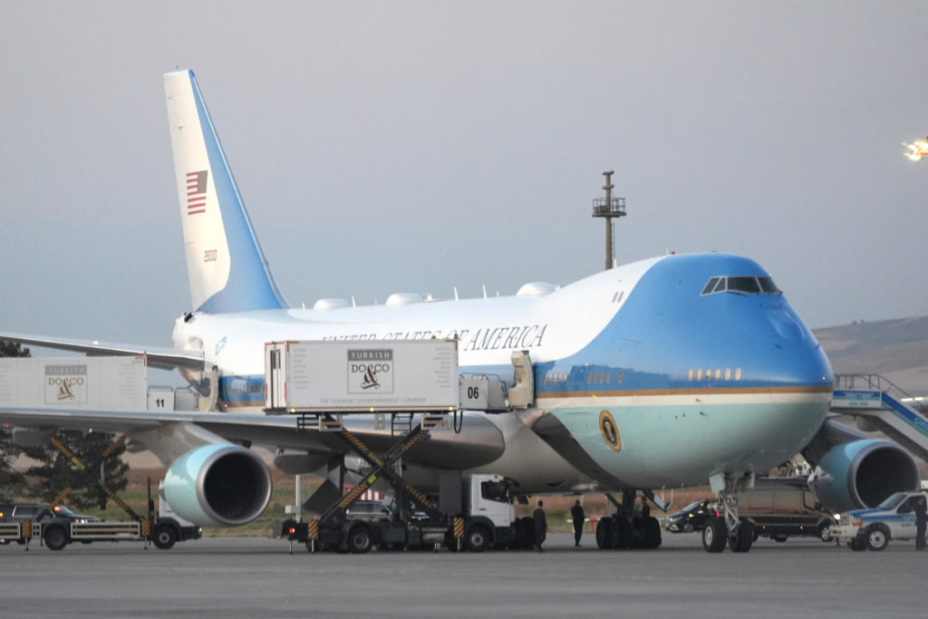 How a catering truck helped Trump secretly switch planes amid threat from Iran