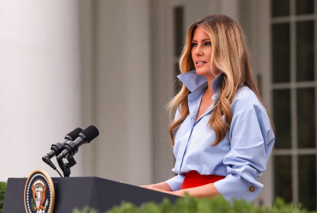 WATCH LIVE: First lady Melania Trump visits North Carolina school to discuss tech in the classroom