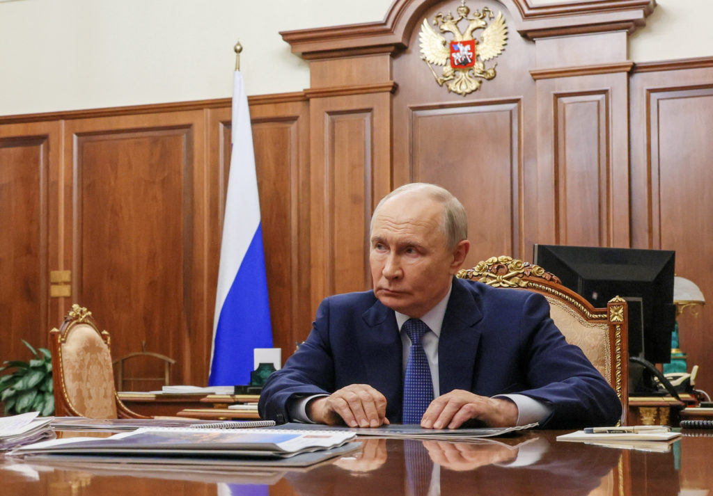 Putin tells Trump that Russia doesn't have aggressive intentions toward Europe, Kremlin says