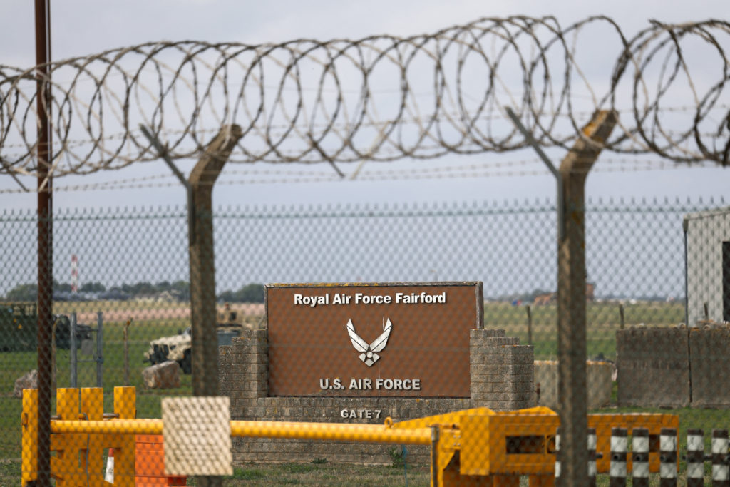 British police find no explosives in vans linked to 5 men detained near U.S.-run military base