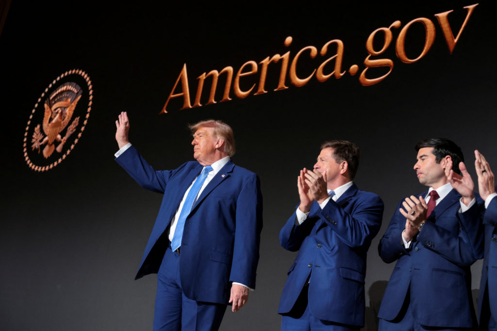 WATCH: Trump launches AI-powered government website America.gov