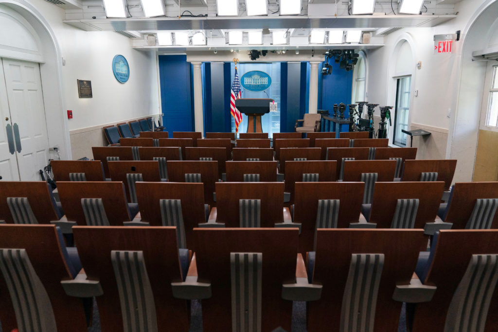 Press pool declines to cover Trump in protest of his ban on news outlets