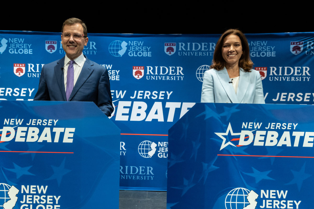 New Jersey Republican Tom Kean Jr. and Democrat Rebecca Bennett clash ...