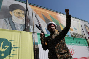 Military march in Tehran