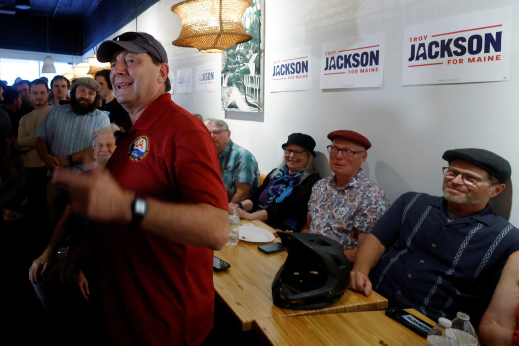 Troy Jackson is racing against time in his bid to unseat Susan Collins