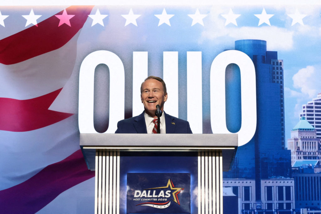 Trump rallies in Ohio to boost Jon Husted in a tight Senate race against Sherrod Brown