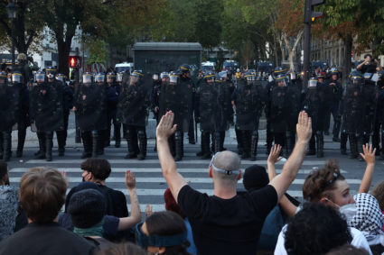Nationwide day of student protests in France