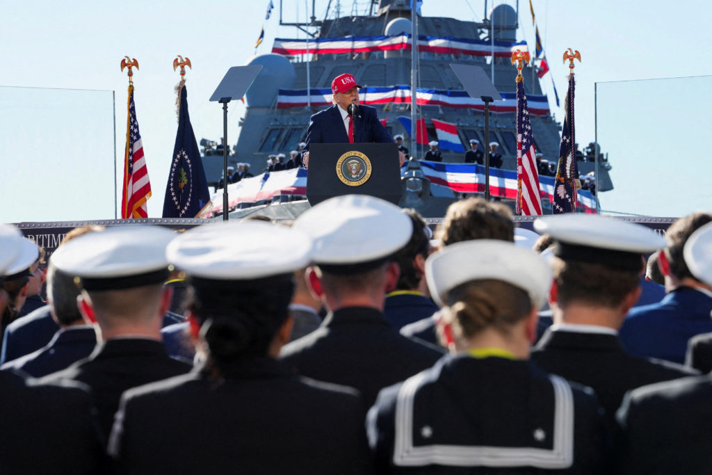 WATCH: Trump announces manufacturing site for submarine components in Baltimore