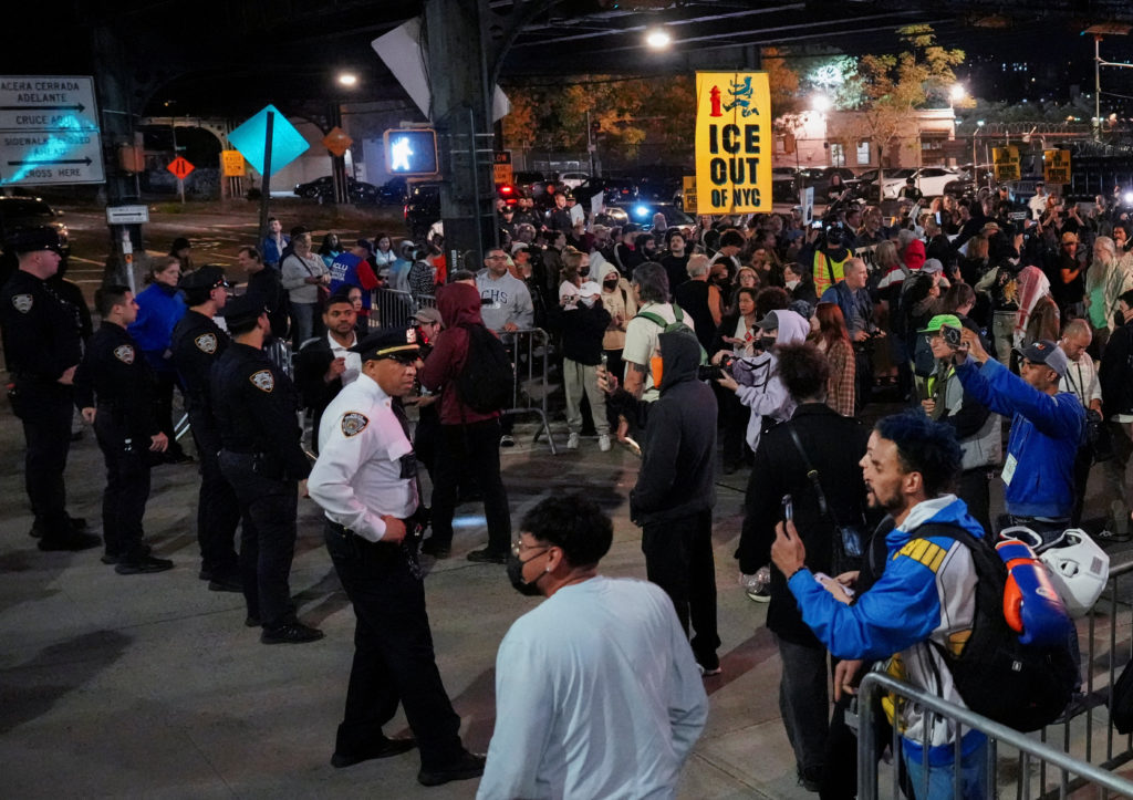 Shooting involving US Immigration and Customs Enforcement (ICE) in the Bronx borough, in New York City