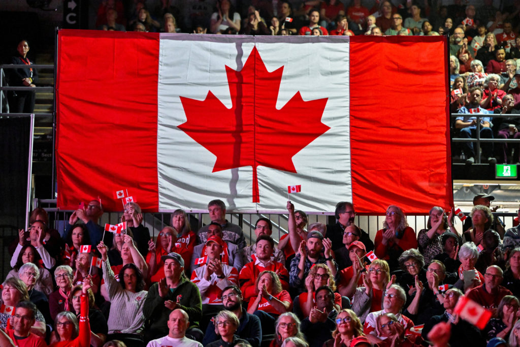 Forever Canadian Rally, ahead of a non-binding referendum on Alberta sovereignty, in Edmonton