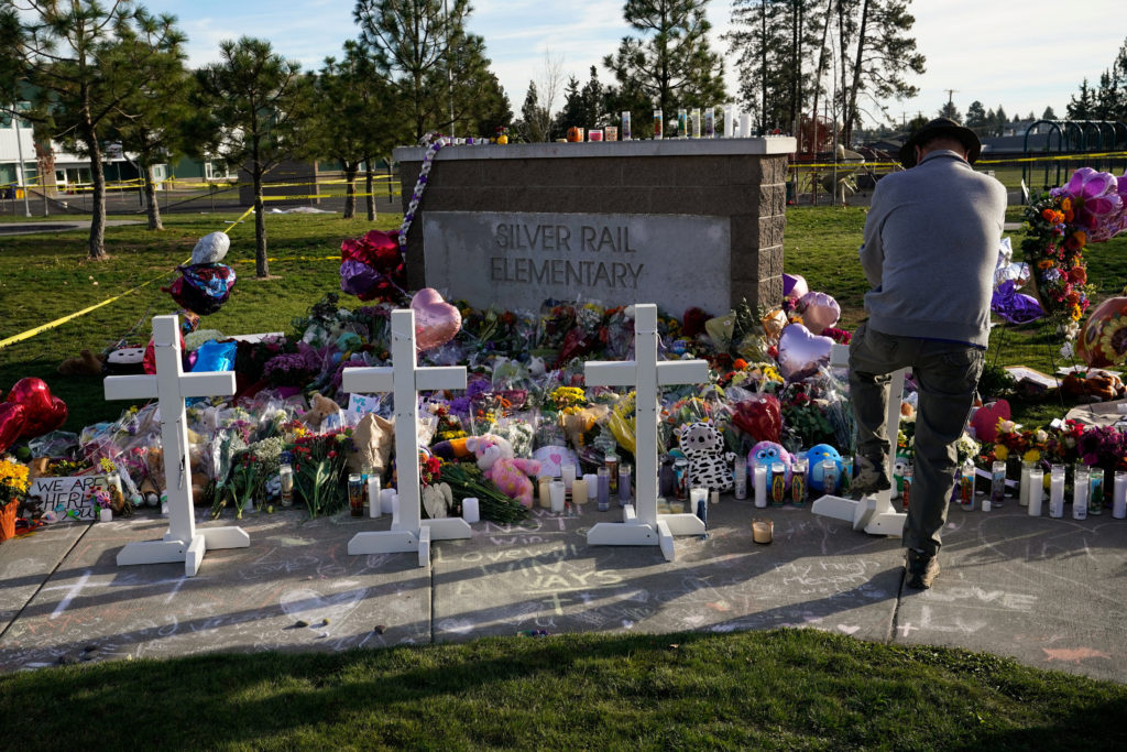 Oregon father is the latest armed civilian to confront a gunman in a U.S. mass shooting