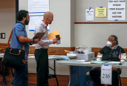 FILE PHOTO: Michigan primary elections, in Detroit