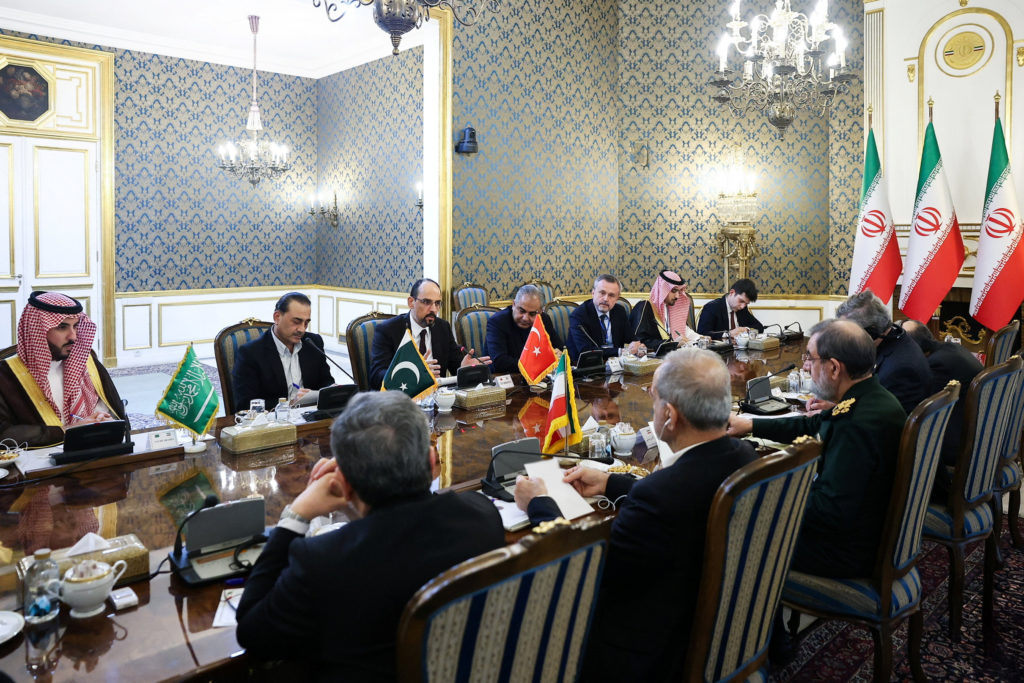 Delegations meet in Iran with the Middle East on edge over potential for renewed fighting