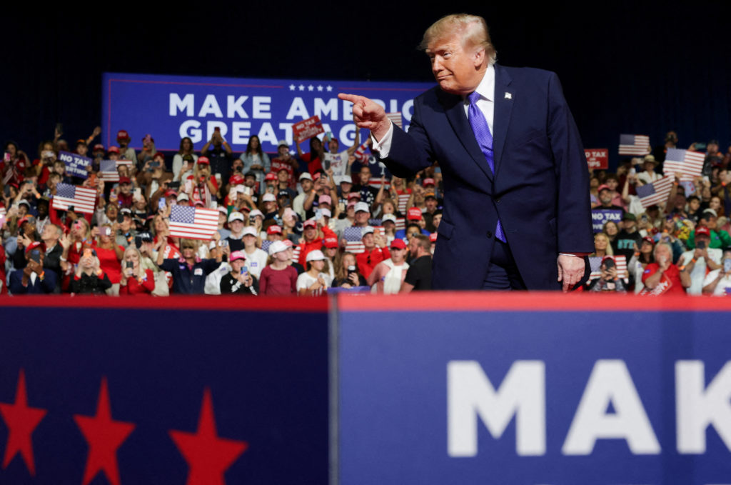 As early voting surges, Trump reshuffles his schedule to add back rallies in Iowa and Kansas